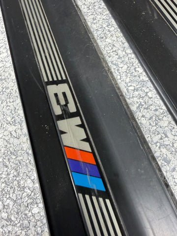 94–99 BMW E36 M3 2 Coupe Door Sill Trim Left & Right Pair Black OEM