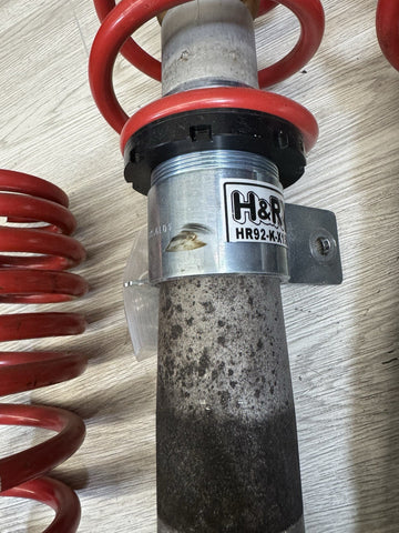 BMW F87 M2 16-18 H&R VTF Lowering Springs On Stock Shocks Millway Camber Plates