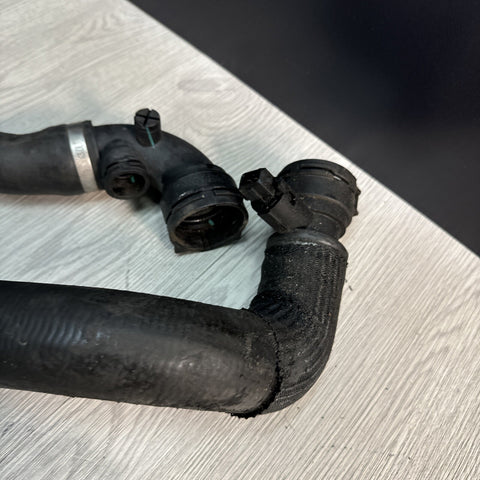 01-06 BMW E46 M3 S54 Pair Set of 2 Radiator Coolant Hoses