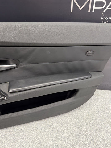 03-08 Bmw E85 Z4 Front Right Passenger Interior Door Card Panel Cover Oem Black
