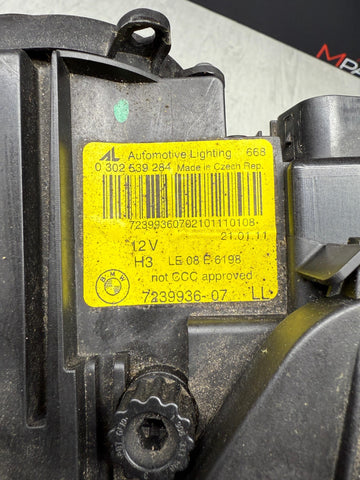 2010-2013 BMW 3 Series E92 / E93 Right LED Xenon Headlight OEM 7239936-07