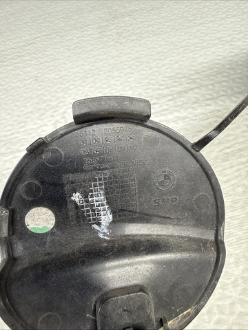 BMW F80 M3 Rear Bumper Tow Hook Cover OEM Sapphire Black 8055975 51128055975