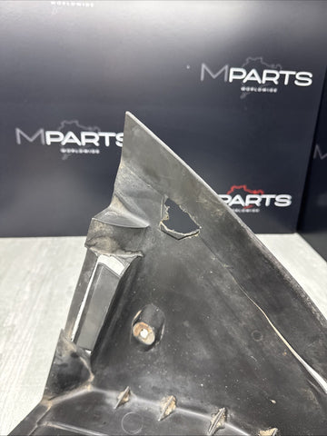 BMW E46 M3 Front Wheel Housing Fender Right Splash Shield Guard *Cracked*