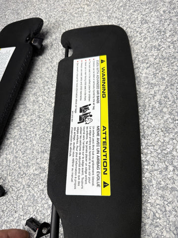 PORSCHE 718 CAYMAN ALCANTARA SUN VISOR SET PAIR CODE GT4 RS GT4RS