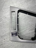 01-06 BMW E46 M3 Convertible Interior Center Shift Shifter Trim Brushed Aluminum