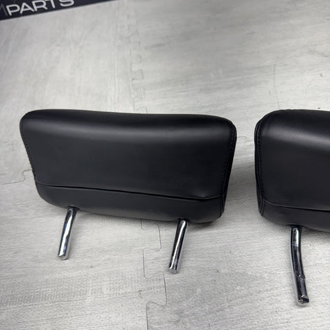 01-06 BMW E46 M3 Black Seat Headrest Left Right Rear OEM