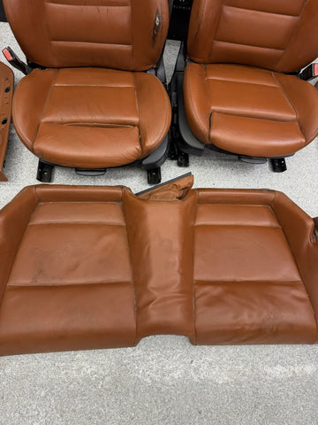 01-06 BMW E46 M3 Convertible Interior Front Rear Heated Seats Cinnamon Complete