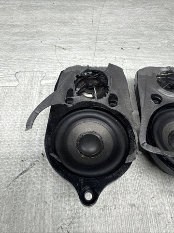01-06 BMW E46 M3 HAES FRONT MID RANGE TWEETER SPEAKERS 65138374697 *Notes*