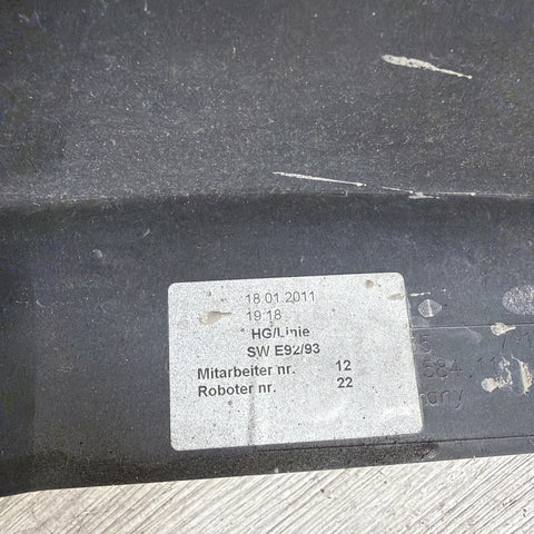 07-13 OEM BMW E92 E93 328i 335i 335is Left Driver Side Fender Panel