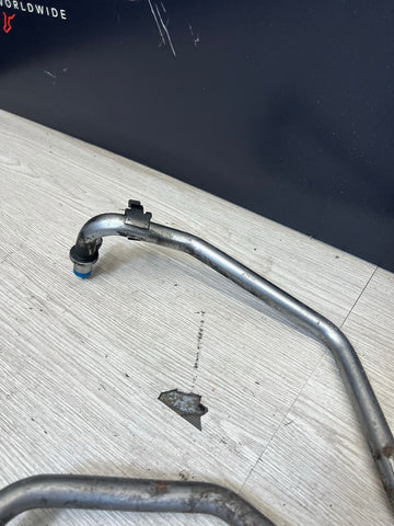 08-13 OEM BMW E90 E92 E93 M3 Engine S65 Oil Cooler Pipe Line Inlet Outlet