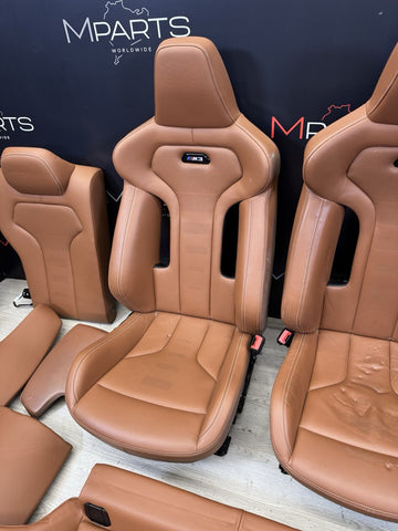 BMW F80 M3 15-20 Amaro Brown Front Competition Seats Interior Dash *Notes*