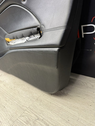 01-06 BMW E46 M3 PASSENGER RIGHT SIDE DOOR PANEL CARD BLACK OEM