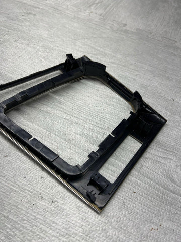 01-06 BMW E46 M3 Convertible Interior Center Shift Shifter Trim Brushed Aluminum