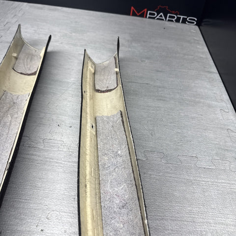 2001-2006 BMW M3 E46 Coupe Front Left Right A Pillar Trim Cover Black OEM *Notes