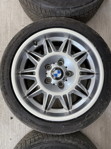 BMW 95-99 E36 M3 OEM 17x7.5 17x8.5 ET41 DS2 DSII Motorsport Wheels Rims