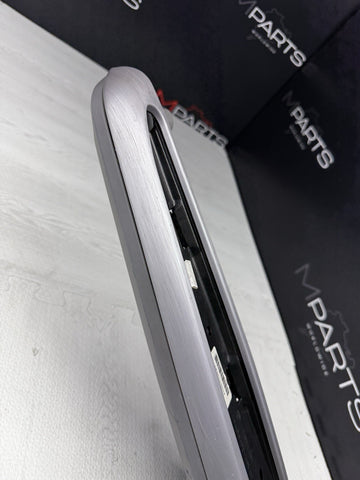 01-06 BMW E46 M3 Brushed Aluminum/Grey Door Trim Armrest Front Left Driver