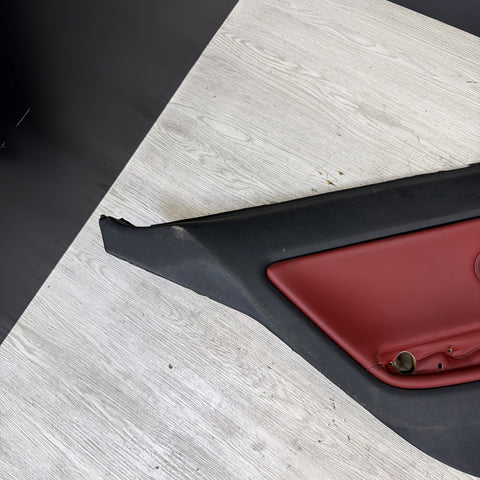 BMW 01-06 E46 M3 COUPE LEFT REAR QUARTER INTERIOR TRIM PANEL IMOLA RED *Notes*