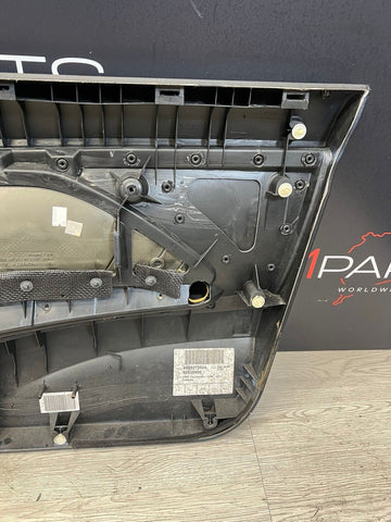 01-06 BMW E46 M3 DRIVER LEFT SIDE DOOR PANEL CARD BLACK OEM