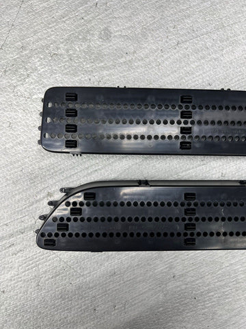 01-06 BMW E46 M3 Gloss Black Fender Vents Grilles Grills Trims NO EMBLEMS