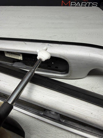 01-06 BMW E46 M3 Convertible Interior Armrests Trim Set Brushed Aluminum *Notes*