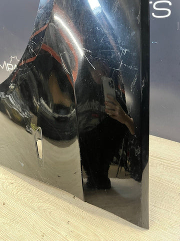 07-13 OEM BMW E92 E93 328 335 Left Driver Side Fender Panel Sapphire Black