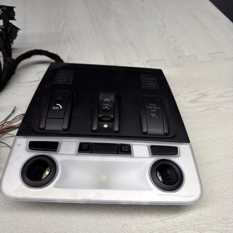 06-13 BMW E82 E90 335 M3 Front Roof Overhead Light Sunroof Control Switch OEM