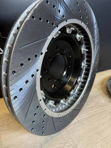 01-06 BMW E46 M3 BREMBO Big Brake Kit Red Calipers Rotors Set NEW Plug Play