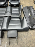 01-06 BMW E46 M3 Convertible Complete Interior Front Heated Seats Panels Black