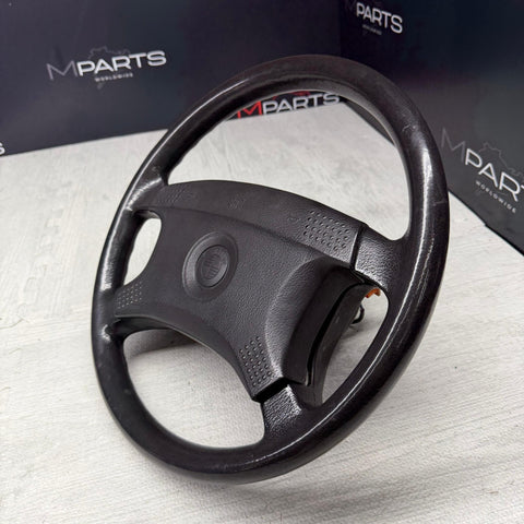 87-93 BMW M3 318i 325i E30 Leather Steering Wheel 4-Spoke 1156363 OEM