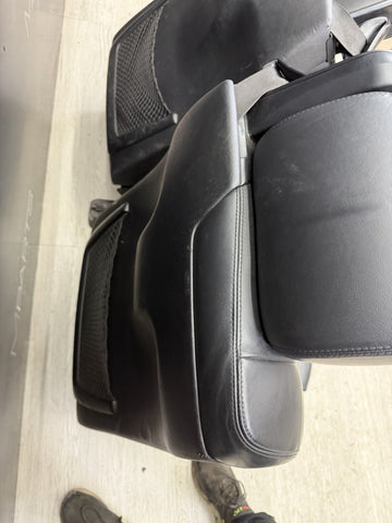 01-06 BMW E46 M3 Convertible Interior Front Heated Seats Black *Notes* 52k