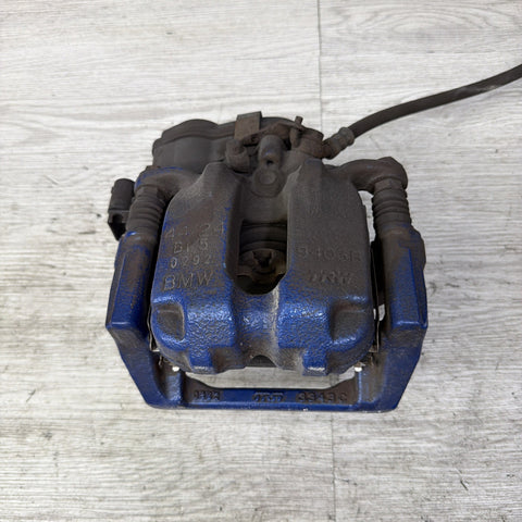 12-17 BMW M5 F10 M6 F06 F12 F13 Rear Brake Caliper w/ EPB Motor OEM Blue Left