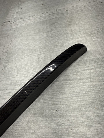 2001-2006 BMW E46 M3 Rear Trunk Spoiler Lip Carbon Fiber *Bubbling / Warped*