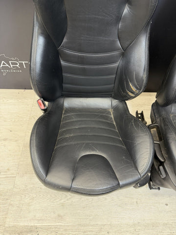 98-02 BMW Z3M Convertible Interior Front Heated Seats Black / Black *Notes*