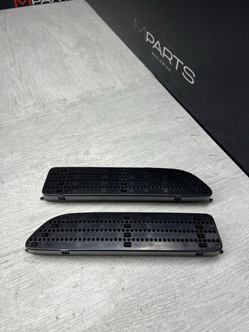 01-06 BMW E46 M3 Gloss Black Fender Vents Grilles Grills Trims NO EMBLEMS