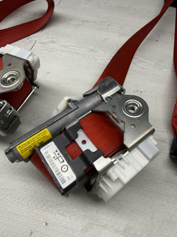 BMW 15-20 F82 M4 Coupe Seatbelts Seat Belts Retractors Red