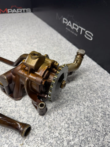 01-06 BMW E46 M3 S54 Engine Oil Pump + Pick Up Tubes