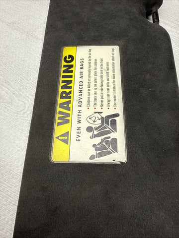 2006-2010 BMW E63 650i M6 Coupe Sun Visors Pair Alcantara OEM *Sticker Flaw