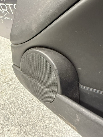 01-06 BMW E46 M3 FRONT PASSENGER RIGHT SIDE DOOR PANEL CARD BLACK OEM