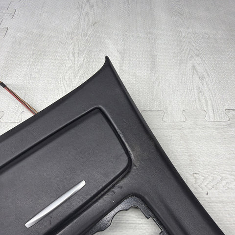 09-13 BMW E93 M3 MANUAL CIC LEATHER CENTER CONSOLE TRIM