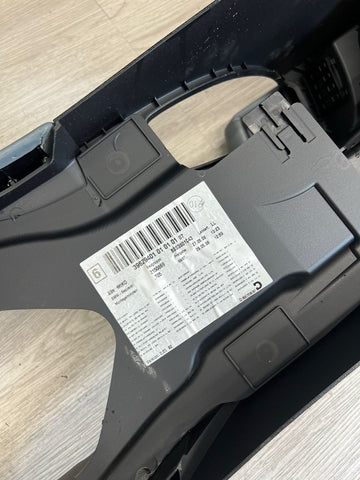 08-13 BMW E90 E92 E93 M3 Center Console Extended Leather Silverstone Palladium