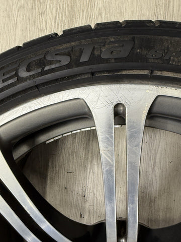 08-13 OEM BMW E90 E92 E93 M3 Rear 19” Wheel Rim Style 220M Silver 19x9.5 ET23