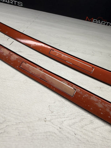 BMW 15-20 F82 M4 Coupe Exterior Roof Rails Trims Drip Mouldings Sakhir Orange