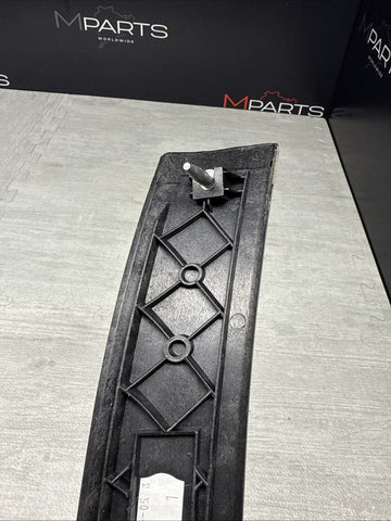 01-06 BMW E46 M3 Interior Right Dash Trim Brushed Aluminum *Broken Tab / Dents