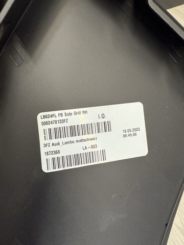 NEW 20-24 Lamborghini Huracan Evo Front Bumper Right Grille 4T0807682B OEM