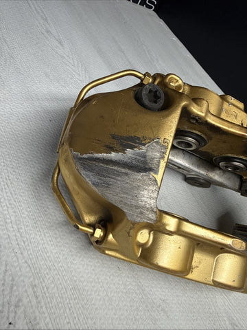 BMW 15-20 F80 F82 F83 M3 M4 CARBON CERAMIC BRAKE CALIPER GOLD FRONT LEFT
