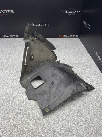 01-06 BMW E46 M3 Front Right Passenger Fender Liner Splash Guard OEM *Crack*