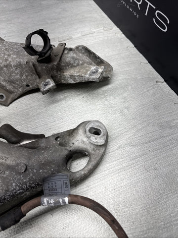 01-06 BMW E46 M3 Left Right Engine Support Suspension Arm Mounts Brackets Manual