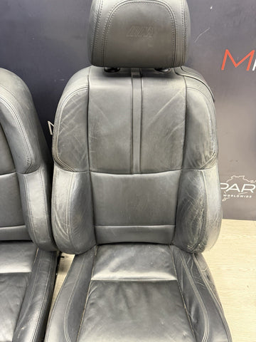 OEM BMW E92 M3 08-13 COUPE POWER FRONT SEATS BLACK NOVILLO LEATHER *NOTES*