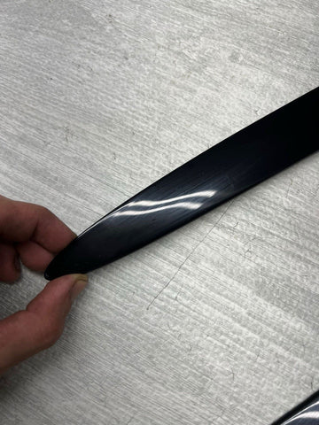 07-13 BMW E93 328 335 M3 Convertible Roof Trims Covers Moldings White Set OEM