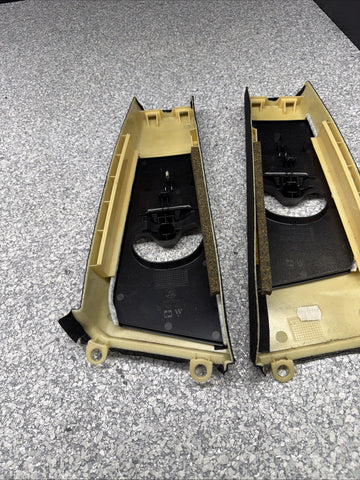 BMW E46 M3 Coupe B Pillars Trims Cover Black 330ci 325ci 328ci